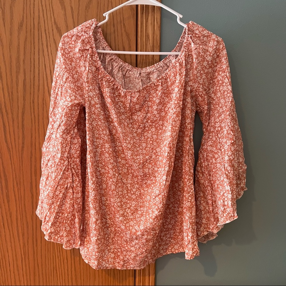 Floral Bell Sleeve Aluna Levi Top